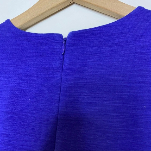 Madewell Fit and Flare Mini Dress in blue - Picture 5 of 5